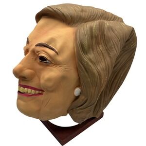 Hillary Clinton Mask Latex Political Halloween Costume Cosplay‎ Prop